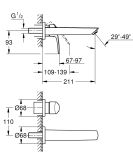Bateria Umywalkowa Eurosmart Professional Matte Black 293382433 Grohe