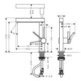 Bateria Umywalkowa Finoris 76063000 Hansgrohe