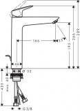 Bateria Umywalkowa Logis Comfort Zone 190  71090000 Hansgrohe