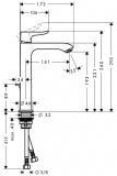 Bateria Umywalkowa Metris 200mm 31183000 Hansgrohe