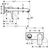 Bateria Umywalkowa Metris 31086000 Hansgrohe