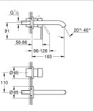 Bateria Umywalkowa Podtynkowa Essence Rozmiar M 29192DC1 Grohe