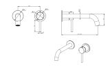 Bateria Umywalkowa Podtynkowa Fly Z Boxem Chrom 03012CHR Emporia