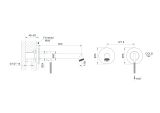 Bateria Umywalkowa Podtynkowa Rio Z Boxem Gun Metal 01012BN Emporia