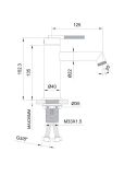 Bateria Umywalkowa Rio Niska Miedź 01010RGN Emporia
