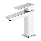 Bateria Umywalkowa Stojąca Parma Chrom/Biały PM7410CRB Omnires