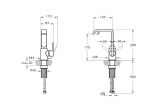 Bateria Umywalkowa Suit Złoty A4261674 Vitra