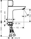 Bateria Umywalkowa Talis Select E  71751000 Hansgrohe