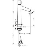 Bateria Umywalkowa Talis Select S 190 Bez Kompletu Odpływowego 72045000 Hansgrohe