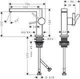 Bateria Umywalkowa Tecturis E 73020700 Coolstart Biały Mat Hansgrohe