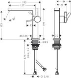 Bateria Umywalkowa Tecturis E 73041700 Coolstart Biały Mat Hansgrohe