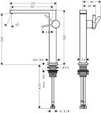 Bateria Umywalkowa Tecturis E 73072000 Coolstart Chrom Hansgrohe