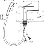 Bateria Umywalkowa Tecturis E 73210000 Chrom Hansgrohe