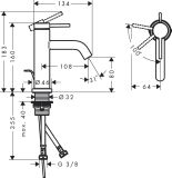 Bateria Umywalkowa Tecturis S 73302700 Coolstart Biały Mat Hansgrohe