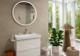 Bateria Umywalkowa Tecturis S 73341140 Coolstart Brąz Szczotkowany Hansgrohe