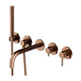 Bateria Wannowa 5-Otworowa Podtynkowa Miedź Y Y1237/1CP Omnires