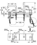 Bateria Wannowa Essence Chrom 25251001 Grohe