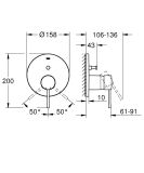 Bateria Wannowa Essence Cool Sunrise 24167Gl1 Grohe