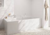 Bateria Wannowa Tecturis E 73443700 Biały Mat Hansgrohe