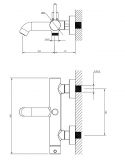 Bateria Wannowa Z Zestawem Prysznicowym Grafit Y Y1231GR Omnires