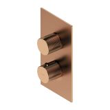 Bateria Wannowo-Prysznicowa Termostatyczna Contour Miedz Szczotkowana CT8036CPB Omnires