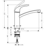 Bateria Zlewozmywakowa Focus E 31780000 Hansgrohe