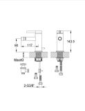 Bateria Bidetowa AXEL QB130A Kohlman