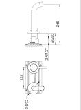 Bateria Umywalkowa AXEL GOLD QW180AGD Kohlman