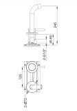 Bateria Umywalkowa AXEL QW180A Kohlman