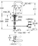 Bateria Umywalkowa Rozmiar L Essence 24174GL1 Grohe