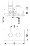 Bateria Wannowa Termostatyczna Experience Gold QW433EGD Kohlman
