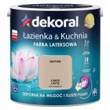 Farba Lateksowa Łazienka & Kuchnia Caffe Latte 2,5L Dekoral