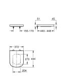 Deska Sedesowa Wolnoopadająca Euro Ceramic 39330002 Grohe