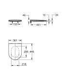 Deska Wc Wolnoopadająca Essence Biel Alpejska 39577001 Grohe