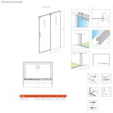 Drzwi Prysznicowe 110 Prawe DWJ Espera Pro 10090110-01-01R+10091110-01-01R  Radaway