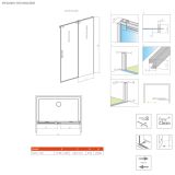 Drzwi Prysznicowe 120 Prawe DWJ Espera Pro 10090120-01-01R+10091120-01-01R  Radaway