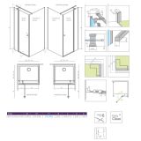 Drzwi Prysznicowe Eos KDJ II 100cm Część Prawe 13799422-01R Radaway
