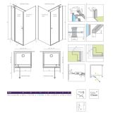 Drzwi Prysznicowe Eos KDJ II 80cm Część Lewe 13799420-01L Radaway