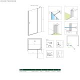 Drzwi Prysznicowe Nes 8 DWJ II 100 Prawe 10083100-01-01R Radaway