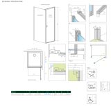 Drzwi Prysznicowe Nes 8 KDJ I 100 Prawe 10072100-01-01R Radaway