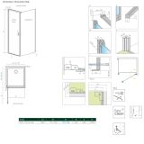 Drzwi Prysznicowe Nes 8 KDJ I 80 Lewe 10072080-01-01L Radaway