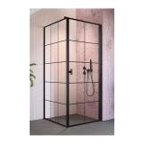 Drzwi Prysznicowe Nes 8 KDJ I Czarne 90 Prawe Factory 10072090-54-55R Radaway