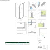 Drzwi Prysznicowe Nes 8 KDJ II 110 Prawe 10086110-01-01R Radaway