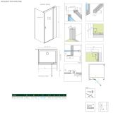 Drzwi Prysznicowe Nes 8 KDJ II 80 Prawe 10086080-01-01R Radaway