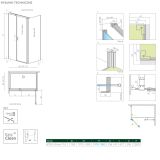 Drzwi Prysznicowe Nes 8 KDS II 110 Lewe 10087110-01-01L Radaway