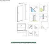 Drzwi Prysznicowe Nes DWJ II 110 Prawe 10036110-01-01R Radaway