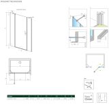 Drzwi Prysznicowe Nes DWJS 130 Lewe 10038130-01-01L Radaway