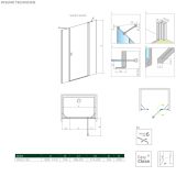 Drzwi Prysznicowe Nes DWJS 140 Prawe 10038140-01-01R Radaway