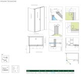 Drzwi Prysznicowe Nes KDS II 100 Prawe 10033100-01-01R Radaway