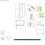 Drzwi Prysznicowe Nes KDS II 110 Prawe 10033110-01-01R Radaway